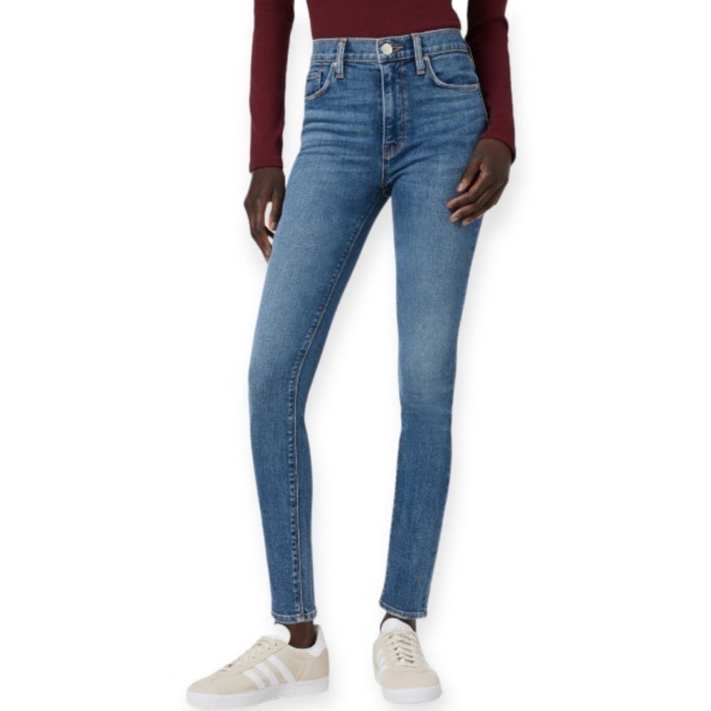 Hudson 31 (12) Barbara High-Rise Skinny Ankle Jeans Womens Stretch